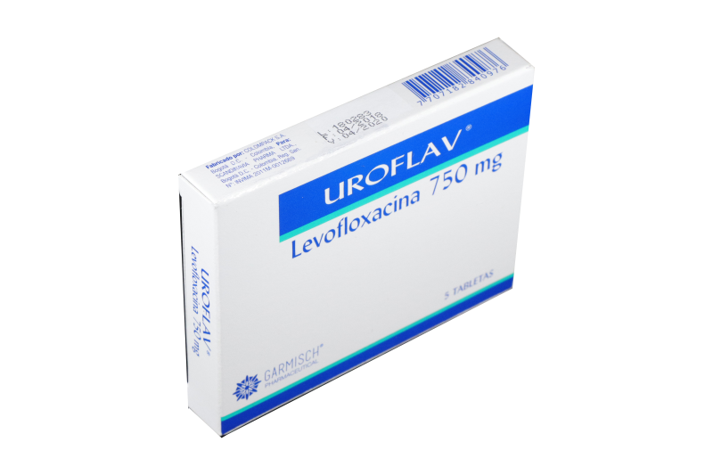 Uroflav Garmisch Levofloxacina 750Mg Caja x 5Tab