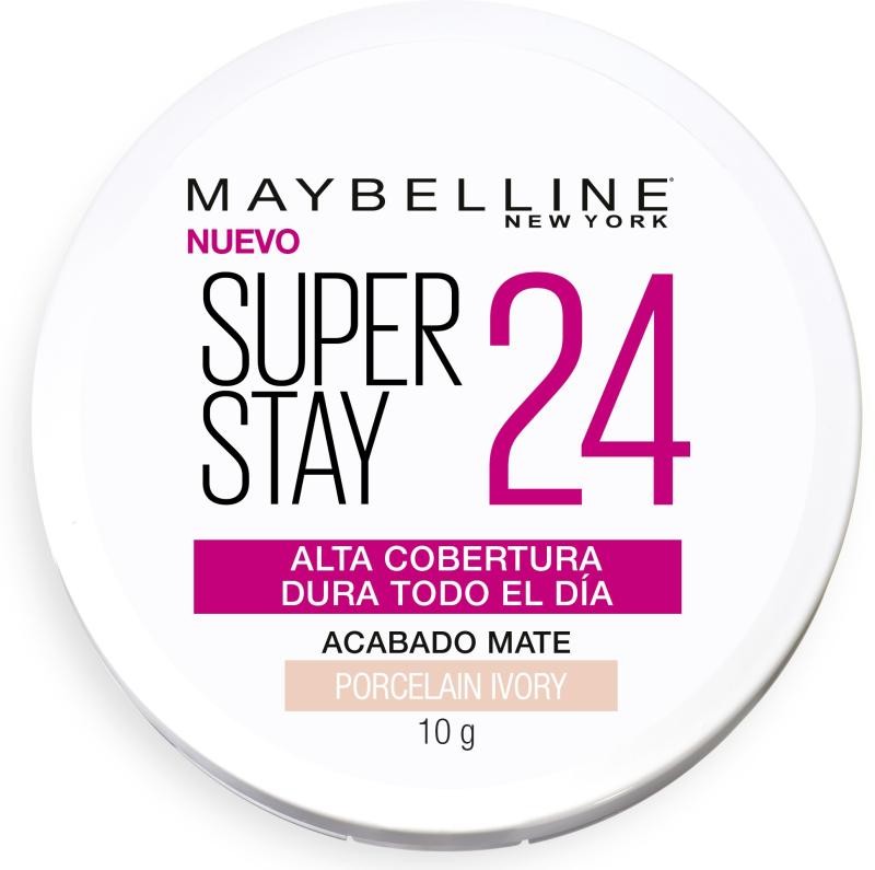 Polvos Maybelline Superstay Porcelain Ivory 10g x1und.