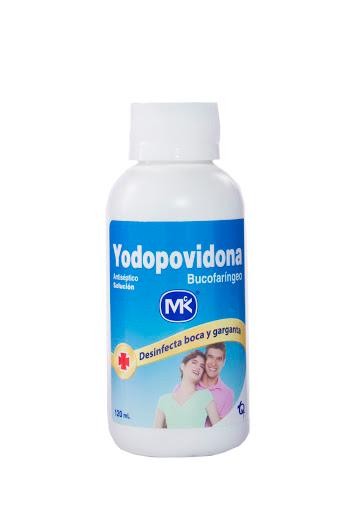 Yodopovidona Bucofaríngeo MK Antiséptico Frasco x120Ml.