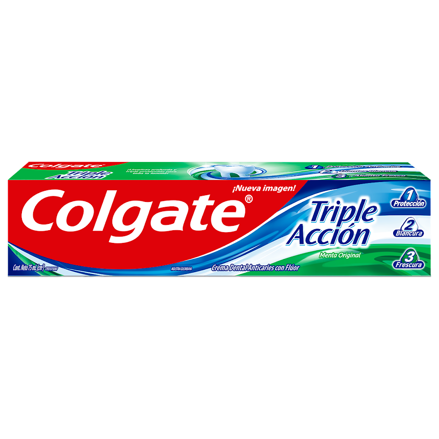 CREMA DENTAL COLGATE TRIPLE ACCIÓN MENTA ORIGINAL X99G REEMP1048252
