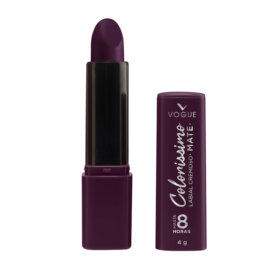 Labial Vogue Colorissimo Cremoso Mora Cool x4g