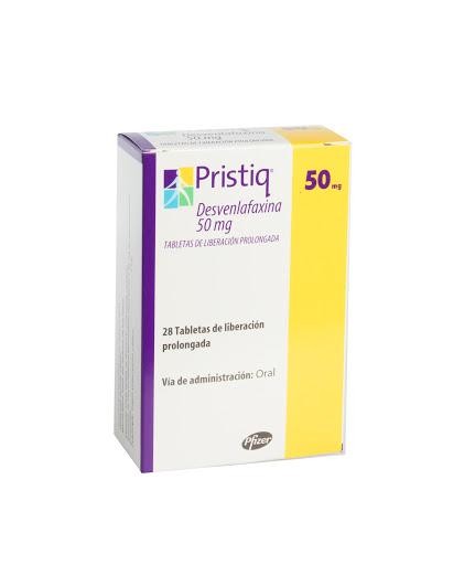PRISTIQ 50mg Tabletas Caja x28Tab. PFIZER Desvenlafaxina