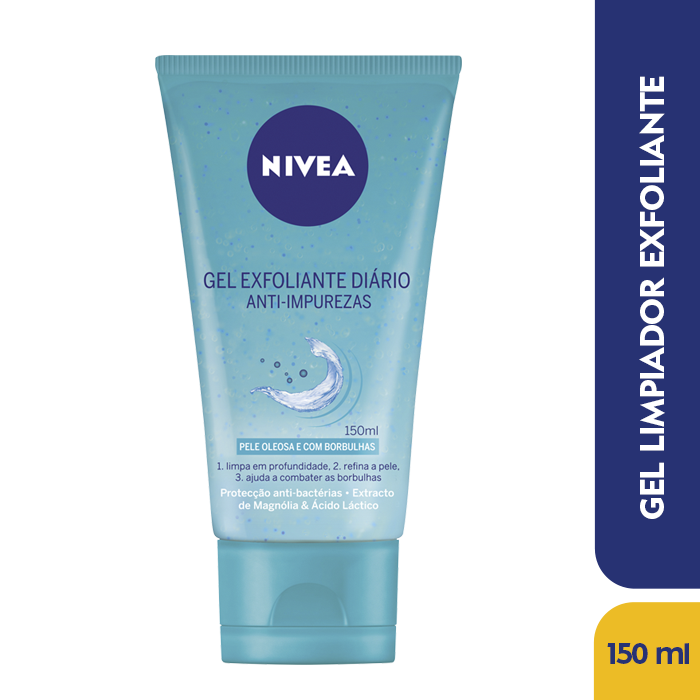 Gel NIVEA Clean Deeper Facial Pure Effect Exfoliante x150Ml