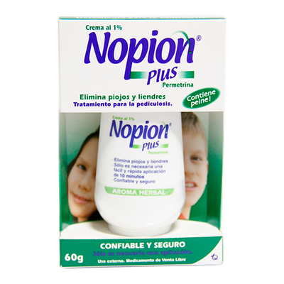 NOPION PLUS 1% TUBO X 60G TQ PERMETRINA