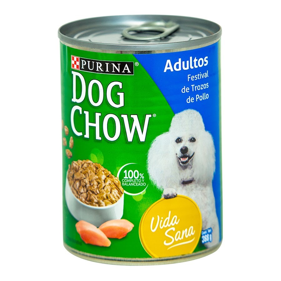 Alimento Para Perros Dog Chow Festival Trozos De Pollo X368g