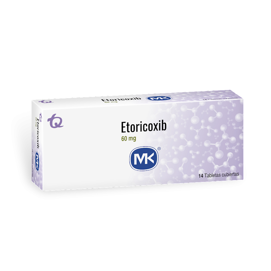 Etoricoxib Mk 60Mg Tabletas Caja X14Tab.