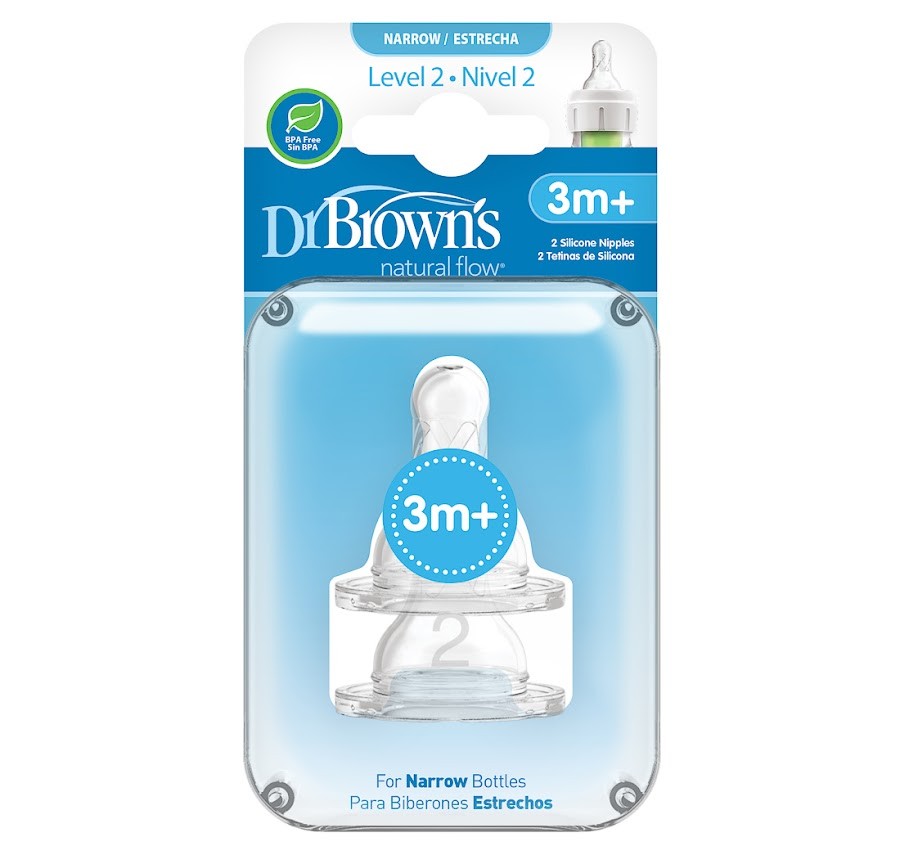Chupo Nivel 2 Dr Browns estandar options paquete x2