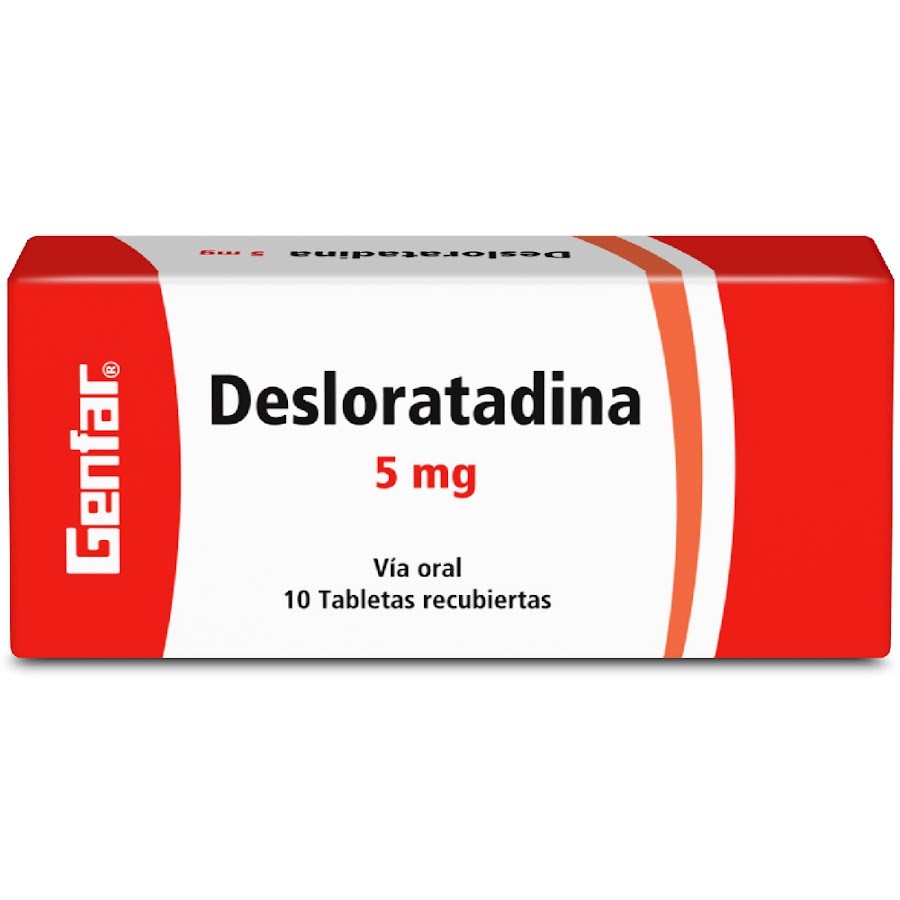 Desloratadina Genfar 5Mg Comprimidos Caja X10Com.