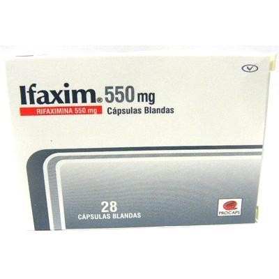 IFAXIM 550MG CÁPSULAS CAJA X28CAP. PROCAPS RIFAXIMINA