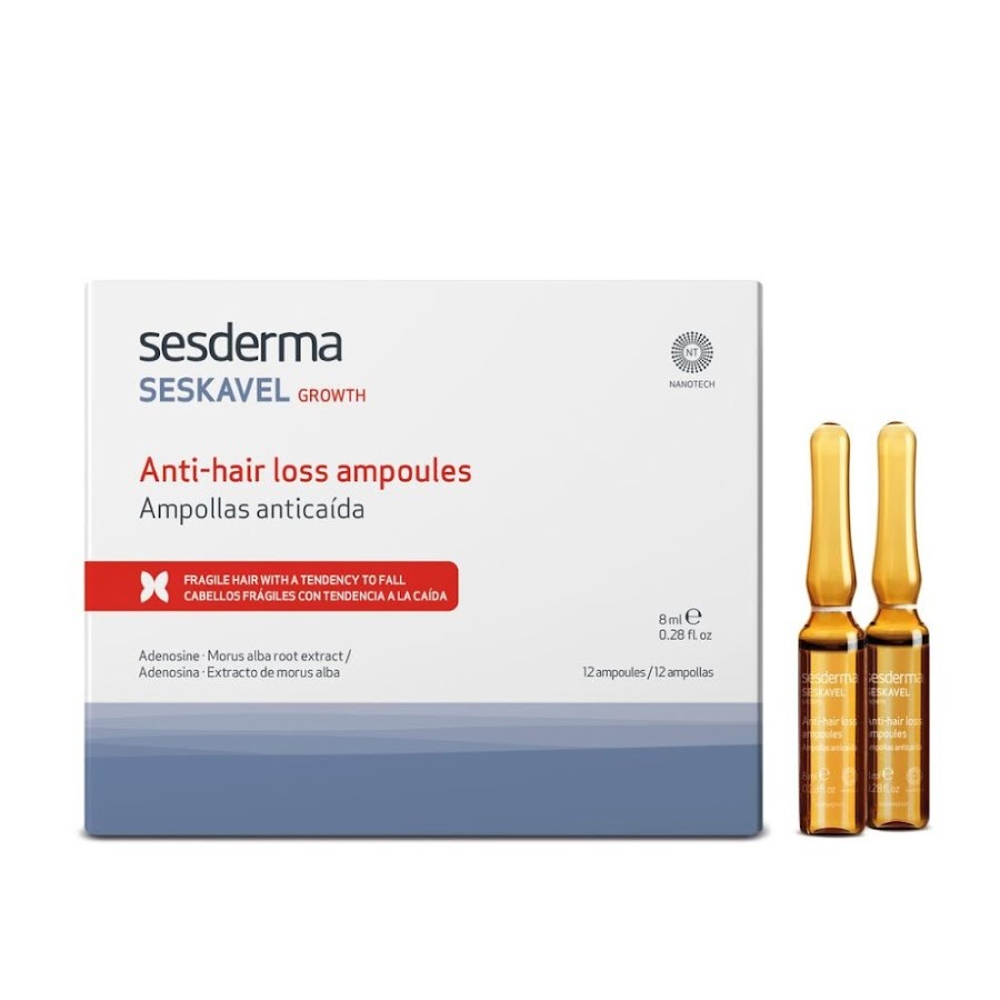 *Ampollas Anticaida Capilar Seskavel Growth Sesderma x 12Ampo de 8Ml