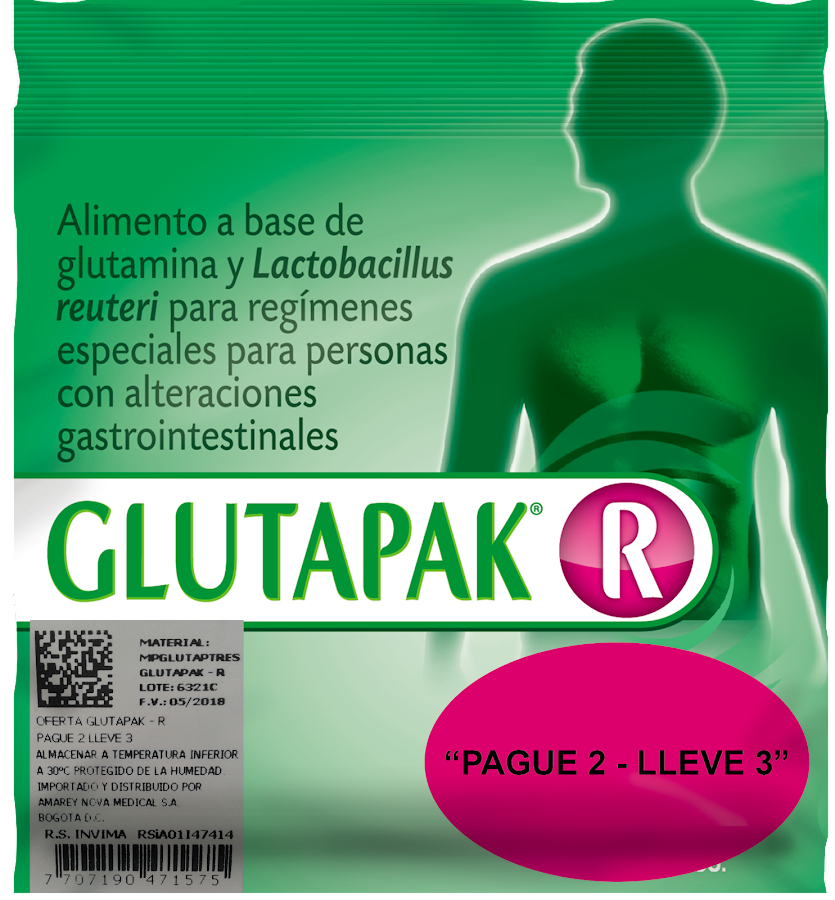 Glutapak R Sobre x 15 g Pague 2 Lleve 3 Amarey