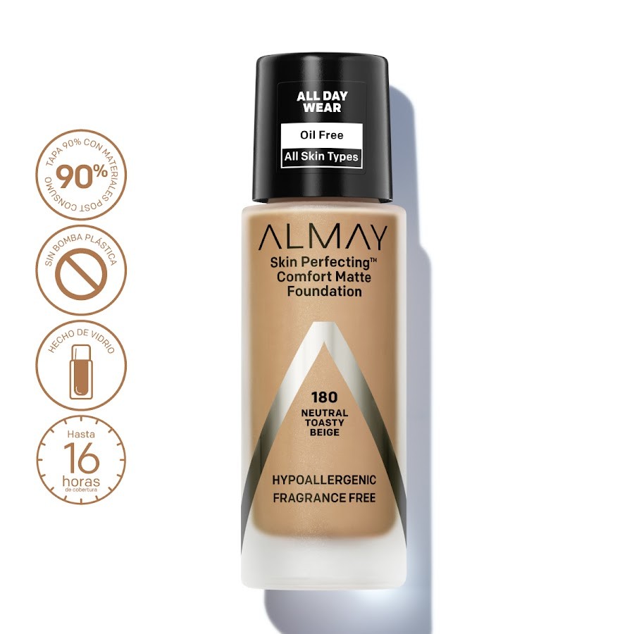Base Liquida Almay Skin Perfecting Matte Warm Tan x 30Ml