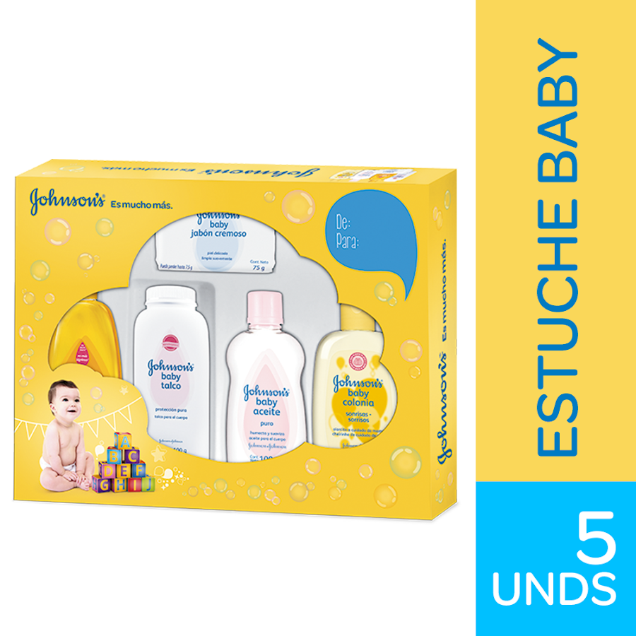 Kit JOHNSONS BABY Limpieza Shampoo + Acond.+Jabón+ Coloniax5Und