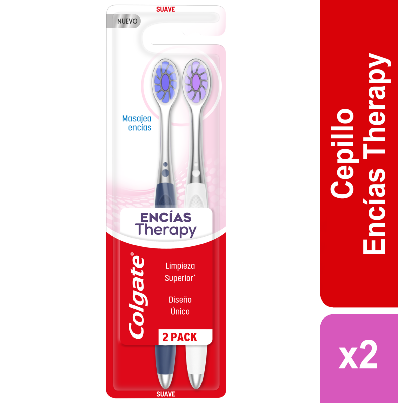 Cepillo Dental Colgate Encias Therapy x 2und
