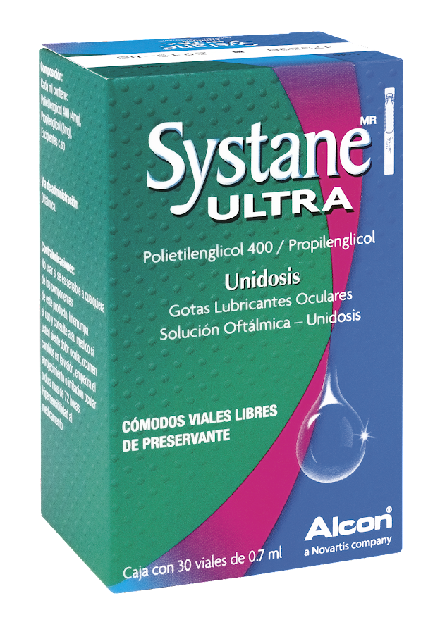 Systane Ultra Unidosis X30Via Novartis Polietilenglicol Propilenglicol