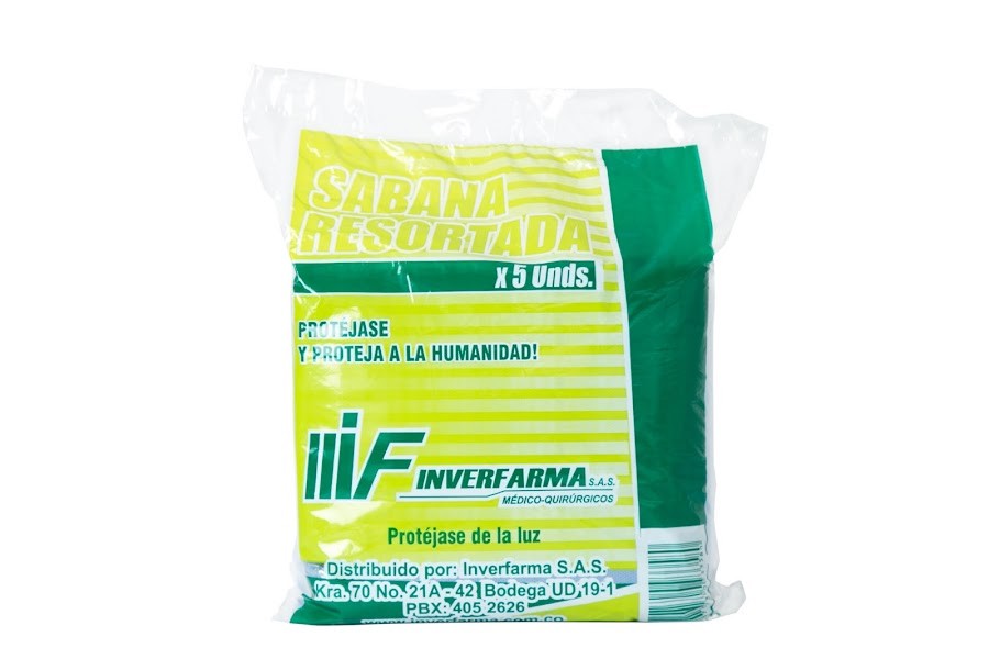 Sabana Resortada Inverfarma x 5Und