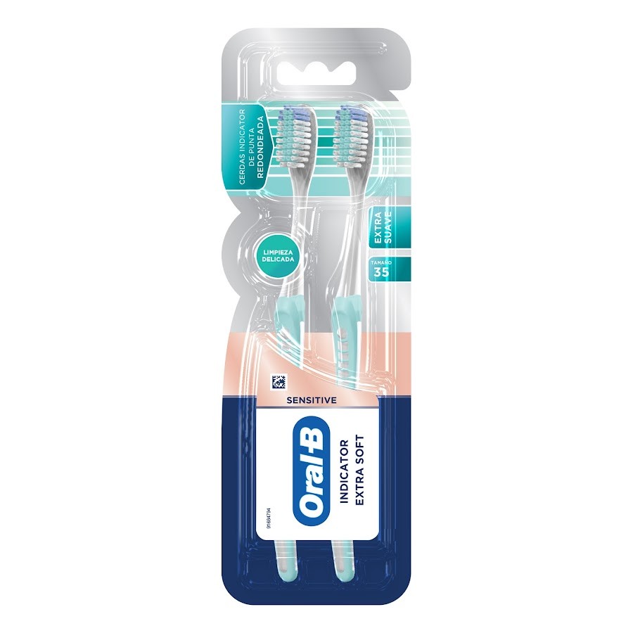 Cepillo Dental Oral B Indicator Extra Suave x 2unds