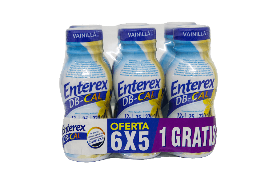 Enterex DB-CAL Pague 5 Lleve 6 Caja X 6 Botellas