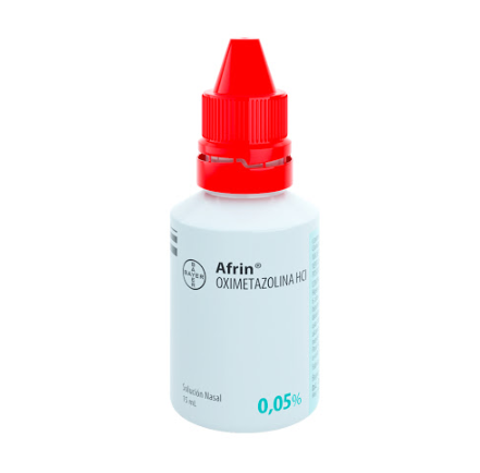 Afrin 0.05% Solución Nasal Frasco x15Ml MSD Oximetazolina HCI