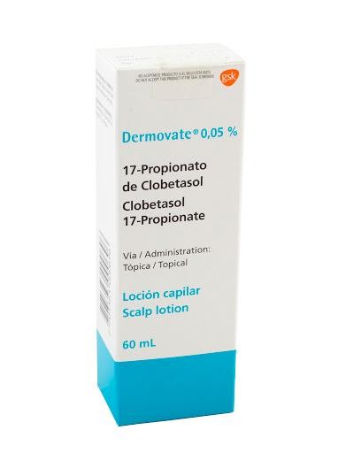 Dermovate Loción Capilar Frasco x60Ml. GSK Clobetasol