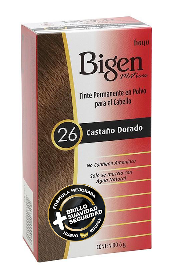 Tinte Bigen Castaño Dorado 26 x 6gr