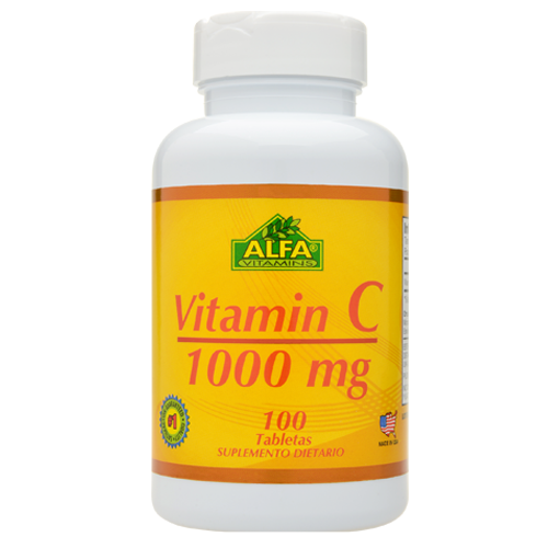 VITAMINA C TABLETAS FRASCO X100TAB. ALFA VITAMINAS