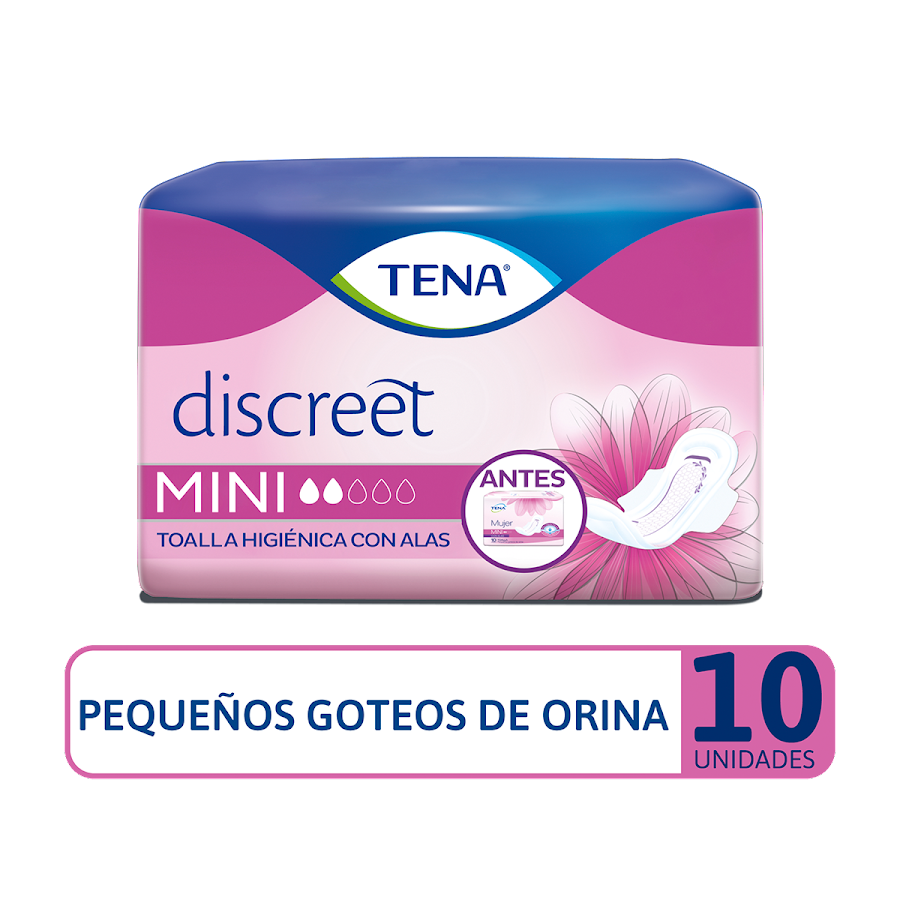 Toalla Higiénica TENA Discreet Mini X10