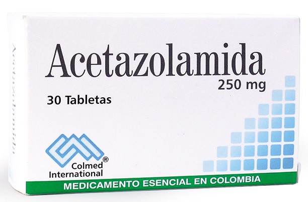 ACETAZOLAMIDA 250MG CAJA X 30 TABLETAS COLMED