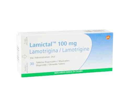 Lamictal 100Mg Tabletas Caja x30Tab. GSK Lamotrigina
