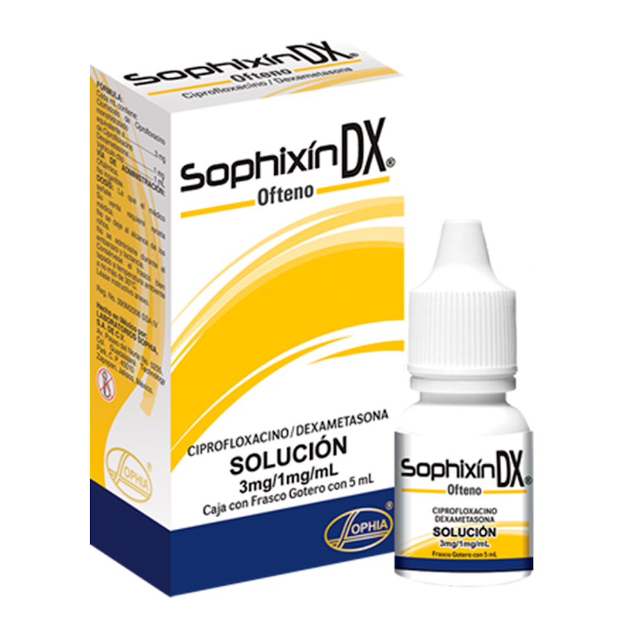 Sophixin DX solucion Ofteno Esteril Frasco X 5ML