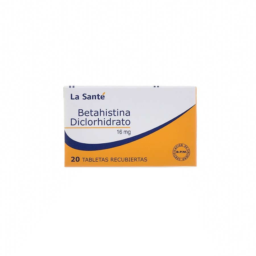 Betahistina La Sante 16mg x 20 tabletas