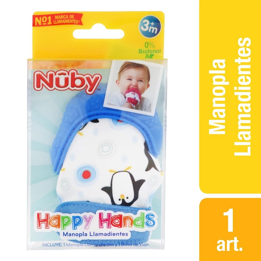 Llamadientes NUBY Mano feliz X 1und