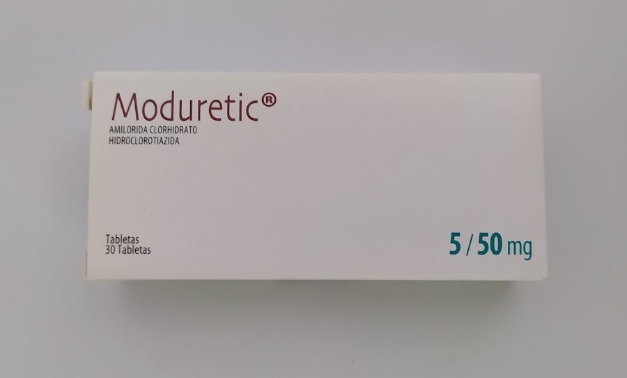 MODURETIC 5/50MGTABLETAS CAJ.X30TAB MSD AMILORIDA HIDROCLOROTIAZIDA