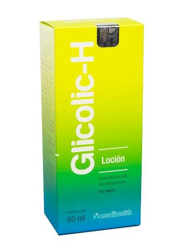 Glicolic H Loción Frasco x60Ml. MED Ácido Glicólico AHA Hidroquinona