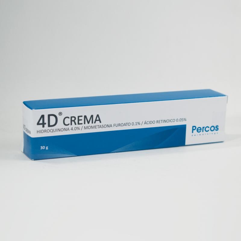 4D Crema tubo x 30gr Hidroquinona Mometasona Ácido Retinóico