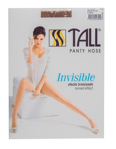 Medias Tall Panty Hose Invisible Efecto Bronceado L Bronce X1Und.