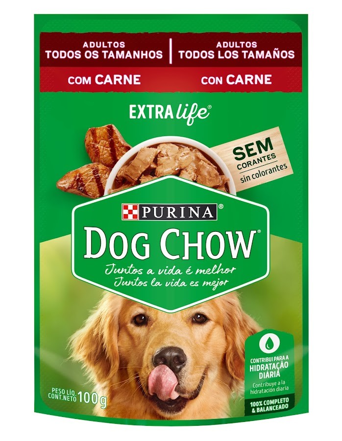 Alimento Para Perros Dog Chow Cachorros Todos Los Tamaños Carne x 100Gr