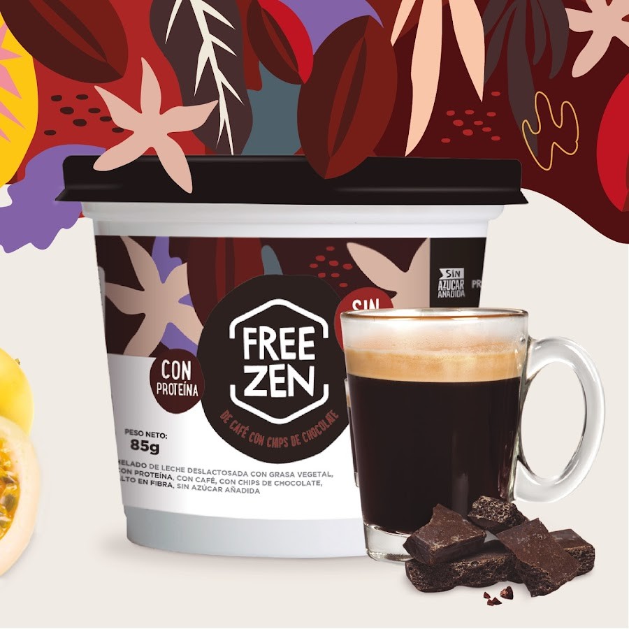 Helado Freezen Sabor Café con Chocolate x85gr