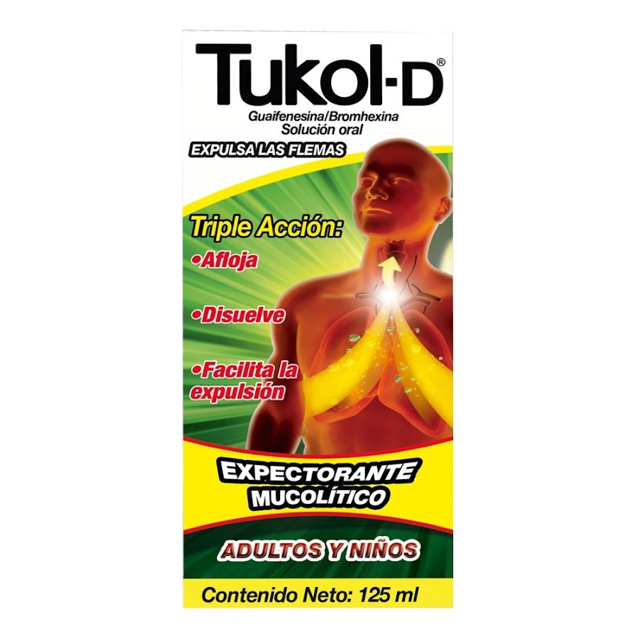 Expectorante Tos Tukol-D Adultos y Niños 125 ML