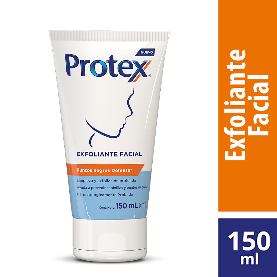 Exfoliante Facial Protex Puntos Negros y Espinillas x 150Ml