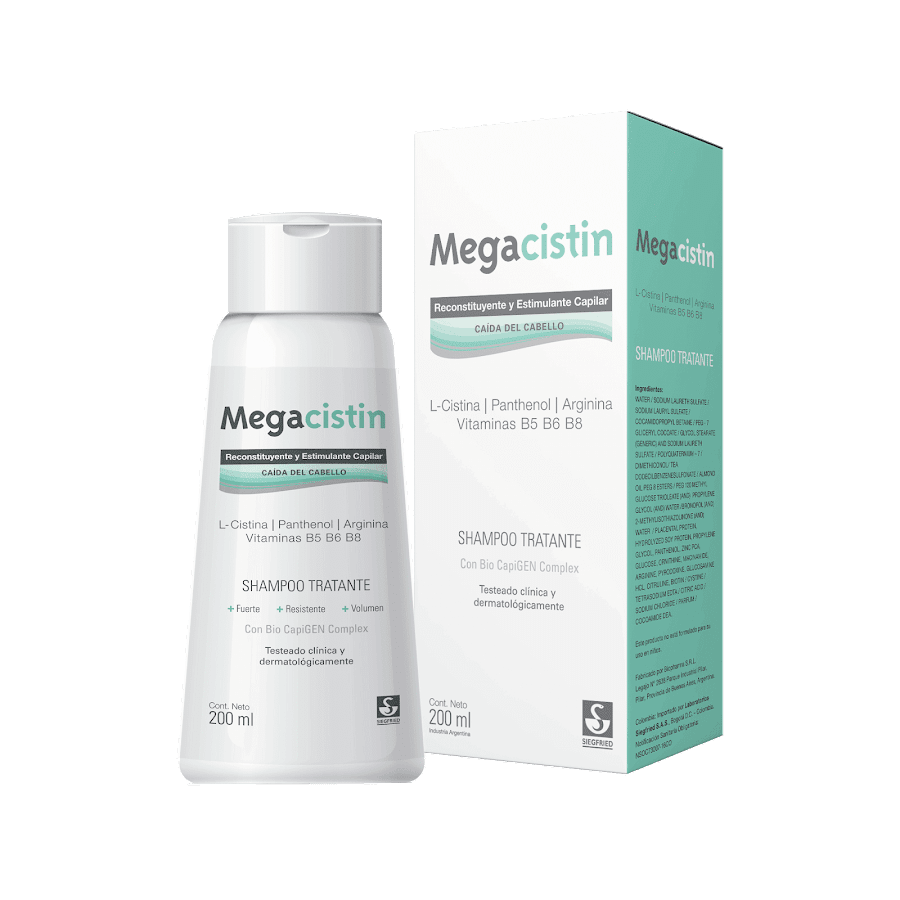 Shampoo Megacistin Caída del Cabello Siegfried x 200Ml