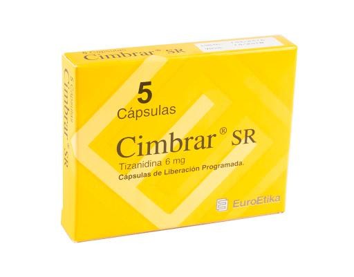 Cimbrar Sr 6Mg Cápsulas Caja x5Cap. Euroetika Tizanidina