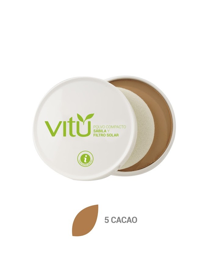 Polvo Compacto Vitu Sabila Y Cacao X1Und