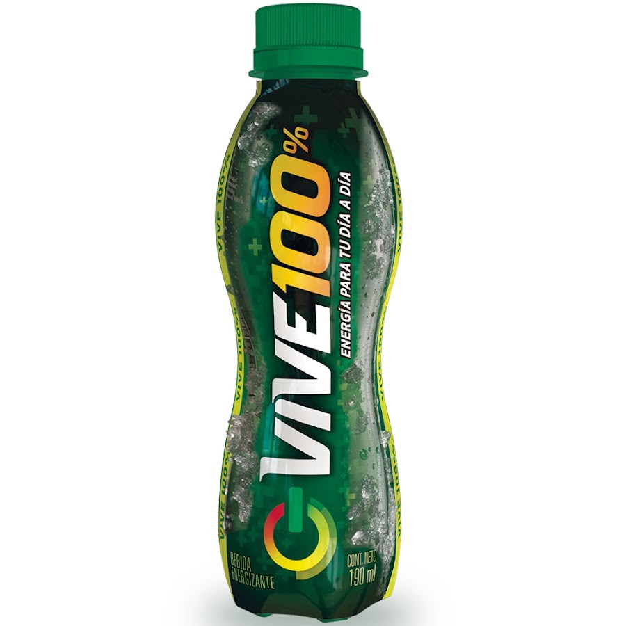 Bebida Energizante Vive 100 Original Botella x 190Ml