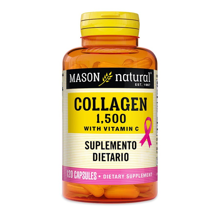 Collagen 1500 Plus Biotin + Vit C Mason Natural x 120Cap