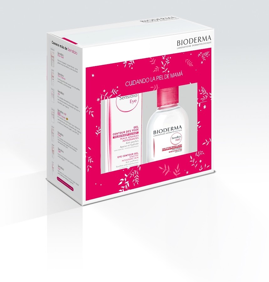 $Kit Bioderma Sensibio Contorno de Ojos + Sensibio h2o x100ml