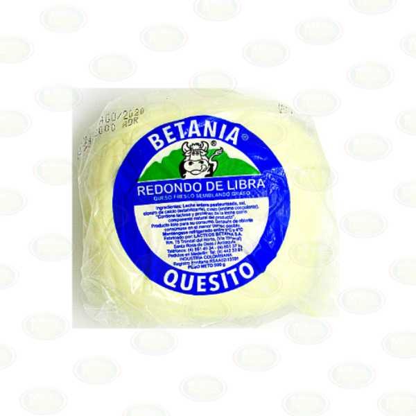 QUESITO REDONDO BETANIA x 500 GR