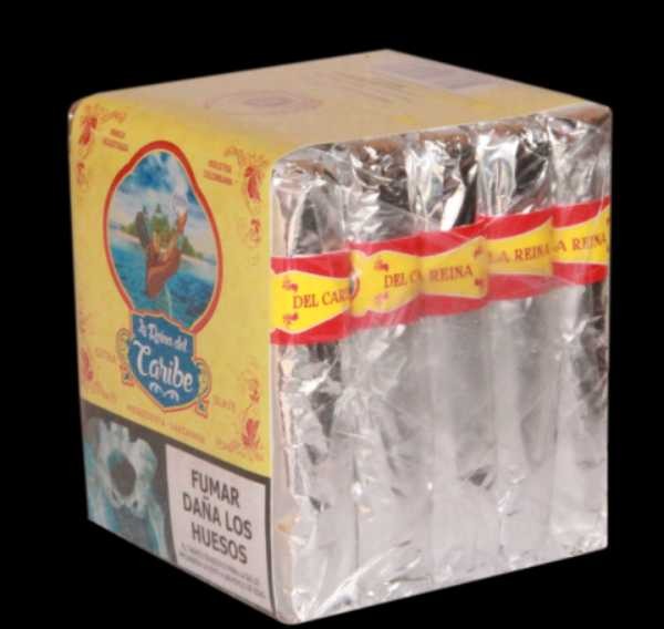 Tabaco romo plateado con anilllo por 25 unds.