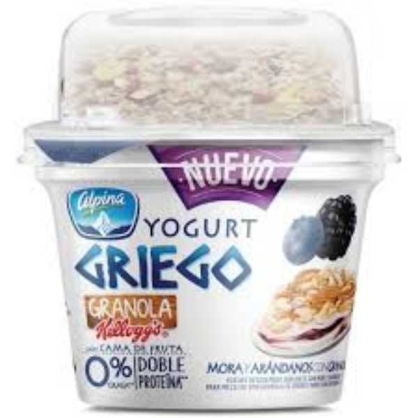 YOGURT GRIEGO CON GRANOLA ALPINA x159GR