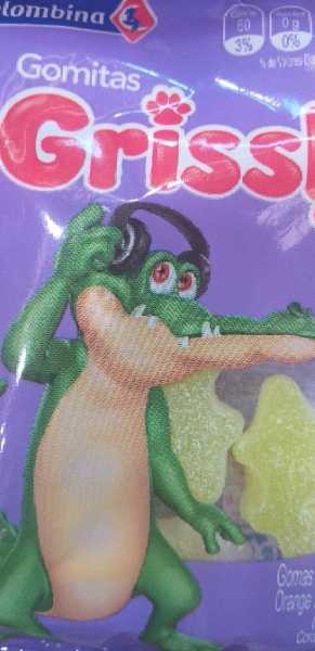 GOMA GRISSLY SNACK COCODRILO*55GR